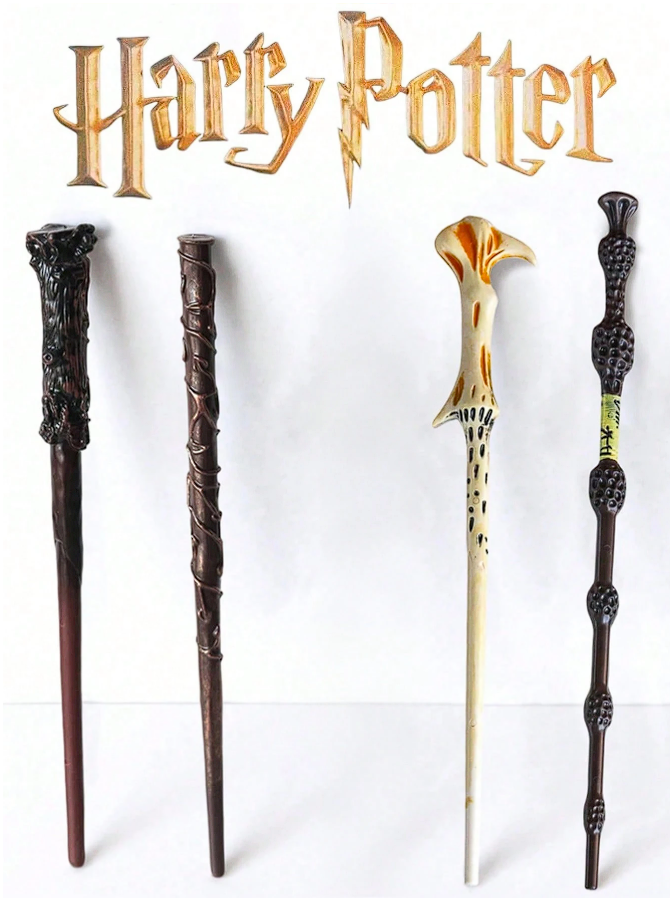 Pack 4 Varitas Harry Potter Coleccionables